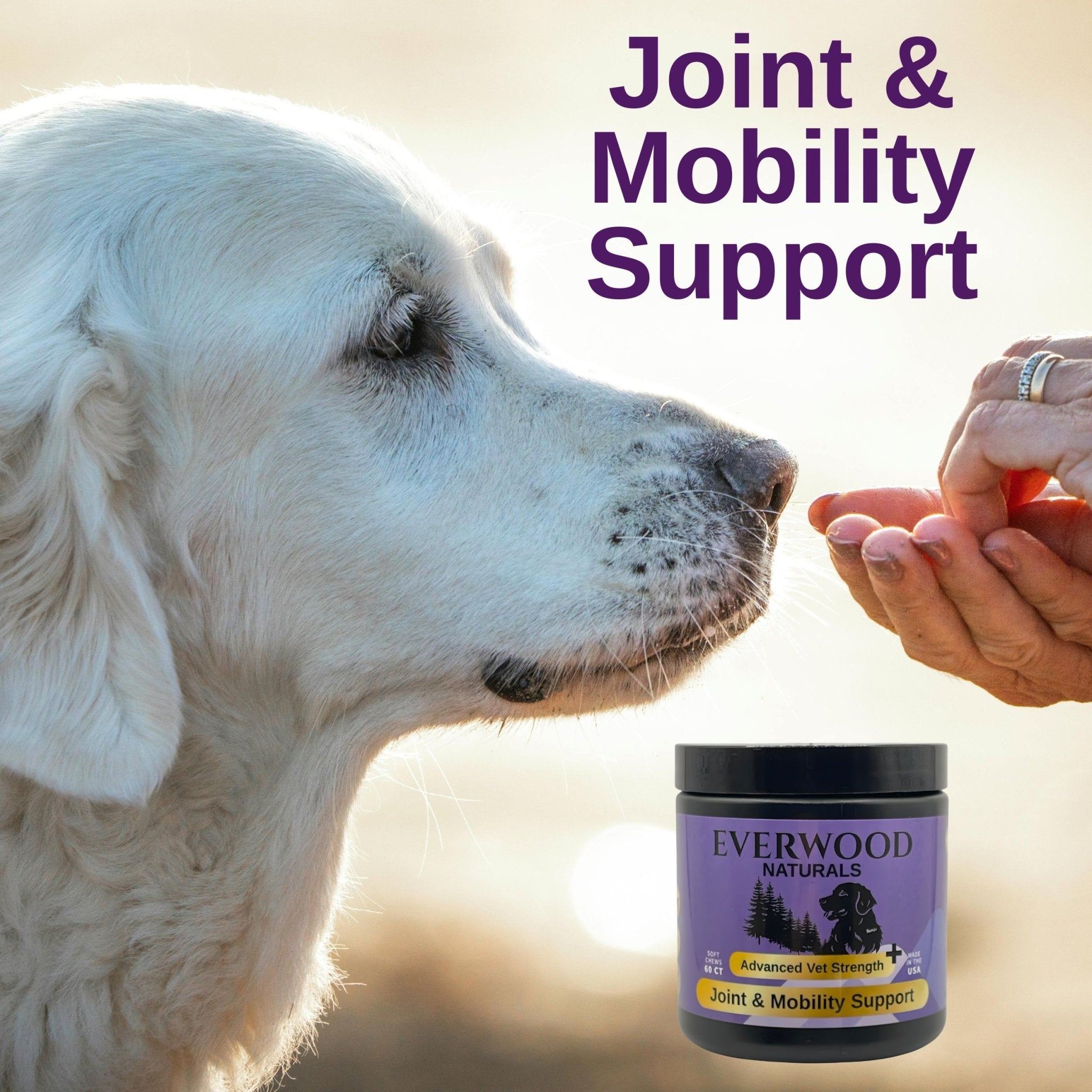 Everwood Naturals Advanced Vet Strength Joint & Mobility Dog Supplement Chews