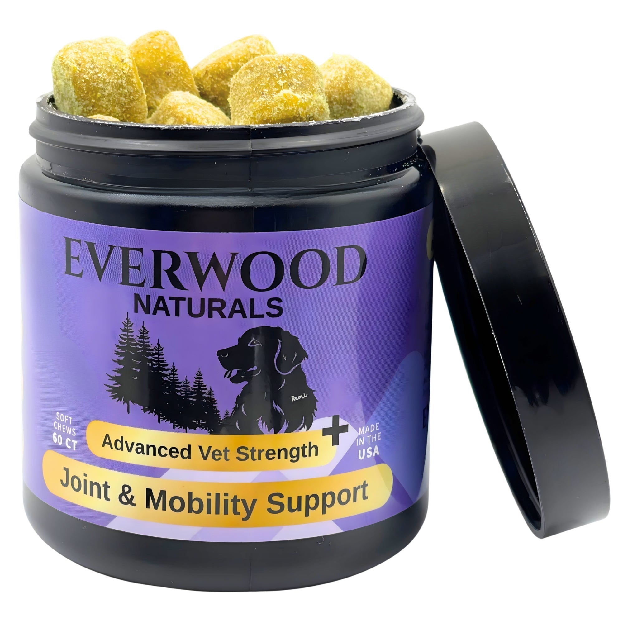 Everwood Naturals Advanced Vet Strength Joint & Mobility Dog Supplement Chews